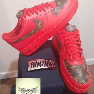 Custom Nike AF1’s by 3rd Eye Kustom Kikz. Size 13. New. Unworn.
